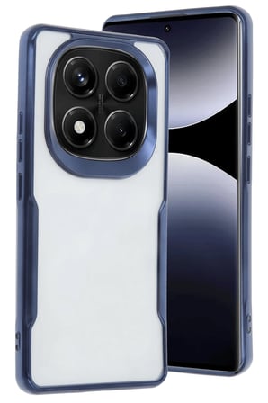 uryport Xiaomi Redmi Note 14 Pro Plus Kılıf Boyi Silikon Kapak - Lacivert