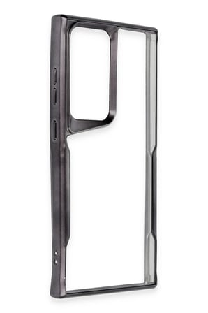 uryport Samsung Galaxy S25 Ultra Kılıf Boyi Silikon Kapak - Siyah