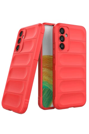 uryport Samsung A36 Kılıf Optimum Silikon - Kırmızı