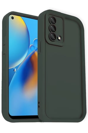 uryport Oppo A74 4G Kılıf Viera Silikon - Koyu Yeşil