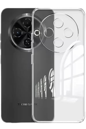 Uryport Tecno Spark 30C Kılıf Lüx Şeffaf Silikon