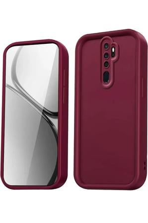 uryport Xiaomi Redmi Note 8 Pro Kılıf Viera Silikon - Bordo