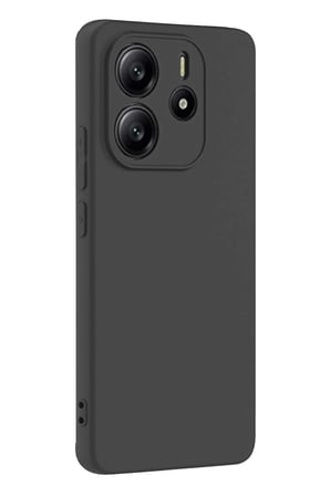 uryport Xiaomi Redmi Note 14 4G Kılıf First Silikon - Siyah
