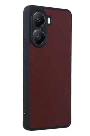 uryport Xiaomi Poco X7 Pro Kılıf Aras Deri Kapak - Bordo