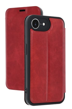 uryport Apple iPhone 16E Kılıf Flip Cover - Kırmızı