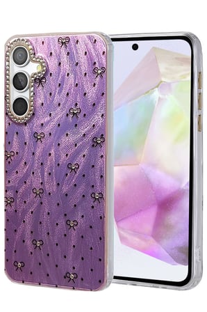 uryport Samsung Galaxy A35 5G Kılıf Blade Aynalı Desenli Kapak - Desen 2