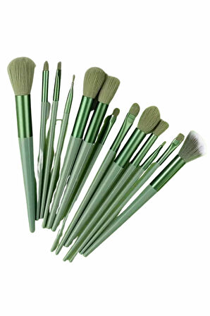 13 Parça Makyaj Fırça Seti Far Fırçası Allık Fırçası Yumuşak Uçlu