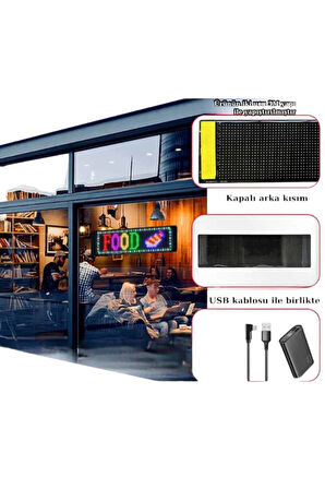 Led Matrix Panel Dijital Ekran Kumandalı Pixsel Görünümlü