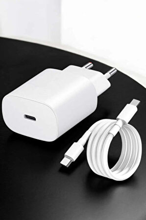 Şarj Aleti İOS 15/15 Pro Max Uyumlu Şarj Adaptörü ve Kablosu