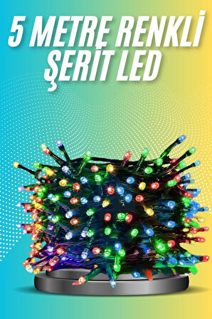 5 Metre Renkli Led Işık Her Ortama Uygun Dekoratif Aydınlatma