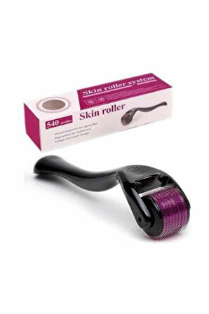 Saç Çıkarma Tarağı Dermaroller 540 Iğneli Roller 1 Mm Iğne Cilt Yüz Yenileme Bakım Seti