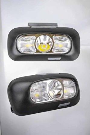 Kafa Lambası Kamp Lambası Led Işık Şarjlı Ayarlanabilir