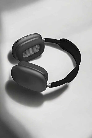 P9 Plus Hi-fi Ses Kalitesi Ayarlanabilir Mikrofonlu Bluetooth Kulaklık Siyah