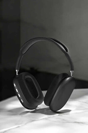 P9 Plus Kulaklık Siyah Bluetooth Bağlantılı Kulak Üstü Kablosuz