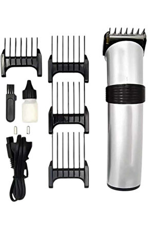 4 Taraklı Taşınabilir Profesyonel Saç ve Sakal Kesme Tıraş Makinesi