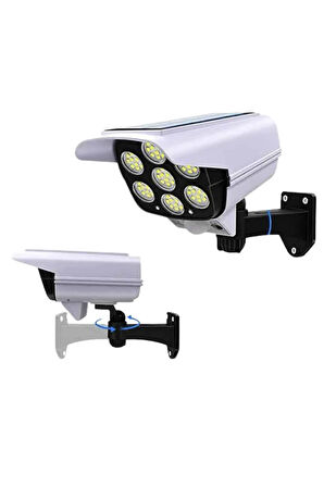 Kamera Görünümlü Led Lamba Dönebilen Bahçe Aydınlatması Duvar Lambası