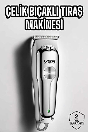 Tıraş Makinesi Profesyonel Tasarım Paslanmaz Çelik Bıçaklı