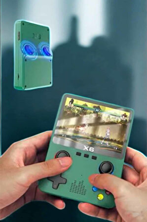 Çocuklara Özel 666 Oyunlu X6 Atari Video İzleme ve Müzik Dinleme