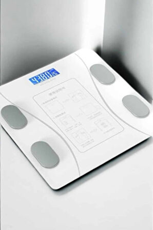 Tartı Baskül Dijital Elektronik Tartı Vücut Analiz Wifi Akıllı Yağ Ölçer