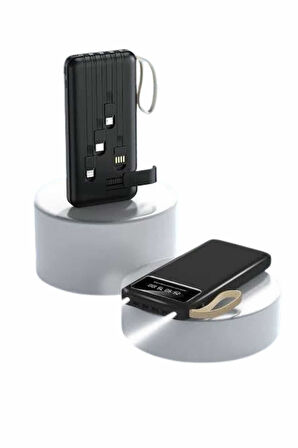 Hızlı Şarj Özellikli 20.000 Mah Dijital Göstergeli USB Girişli Android ve İOS Uyumlu Powerbank