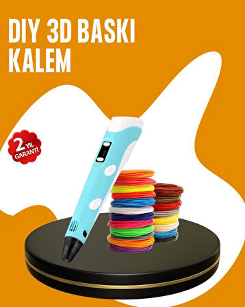 Yaratıcı Çizim ve Modelleme İçin Profesyonel 3D Yazıcı Kalem
