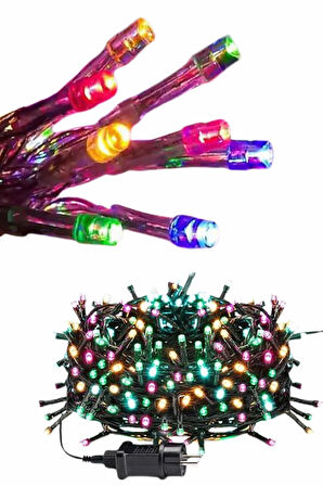 Ledli Fişli Led Dekor Lambası 5M RGB Yılbaşı Ağacı Işığı
