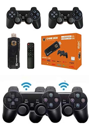 Game Box Android Tv 36500 Oyunlu Atari 5g 8k HDR Ultra HD 64 GB