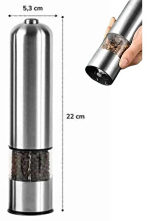 Tuz Baharat Öğütücü Otomatik Baharat Değirmeni Uzun Ömürlü Pratik