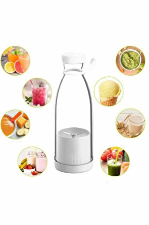 Taşınabilir Kablosuz Şarjlı Kişisel Smoothie El Blender Mini Meyve Sıkacağı