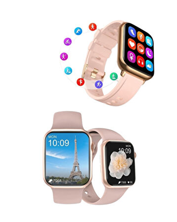 Titreşimli Bildirimli Akıllı Saat – Nabız, GPS, Spor Modları, Telefon Eşleştirme Özellikli