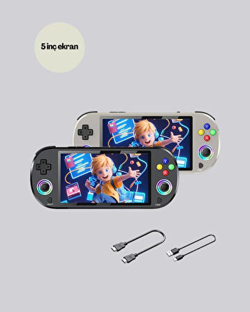 RGB Işıklı Joystickli El Tipi Oyun Cihazı