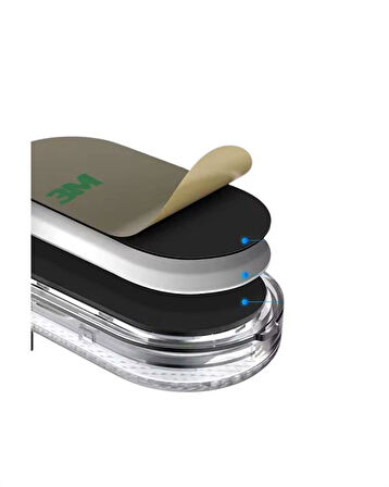 Araç İçi Dekorasyon İçin Manyetik ve Yapışkanlı LED Ambiyans Lambası