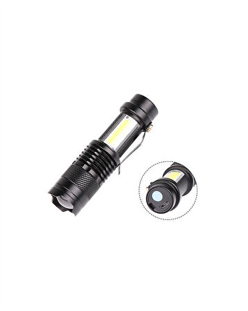 Mini Boy LED El Feneri - 2000 Lümen, Su Geçirmez Tasarım