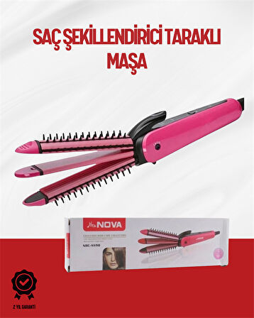 Saçı Sabitleyen Çok Fonksiyonlu Saç Maşası