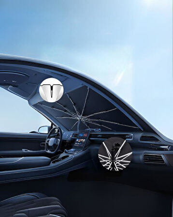 Hyundai i20, Seat Arona, Toyota Aygo, Nissan Micra, Peugeot 2008 Uyumlu Oto Şemsiye