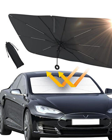 Mercedes CLA, Audi A5, BMW 4 Serisi, VW Arteon, Toyota Camry Uyumlu Oto Şemsiye