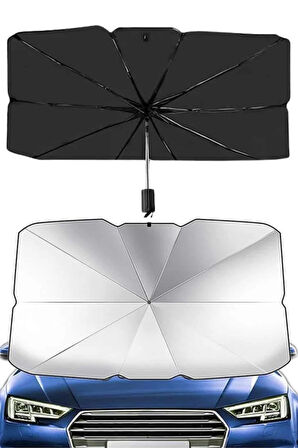 Taşınabilir Oto Cam Güneşliği Katlanabilir Tüm Araçlara Uyumlu Güneş Gölge Koruyucu