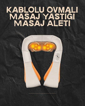 Ovmalı Isıtmalı Elektrikli Masaj Aleti – Boyun, Sırt, Bel, Omuz ve Bacak İçin Profesyonel Masaj Aleti