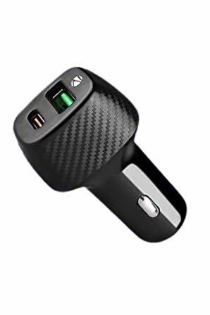 38W USB Type-C Girişli Oto Çakmaklık Araç İçi Hızlı Şarj Çakmaklık Şarj Aleti