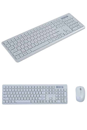 2.4 Ghz Wireless Kablosuz Klavye Mouse Seti Tv Pc Uyumlu