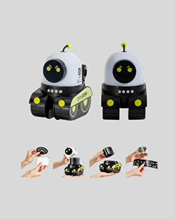 Robot Tasarımlı Bluetooth Hoparlörlü Yıldızlı Gökyüzü Projektör