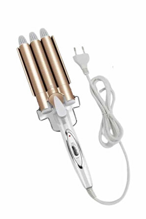 Saç Şekillendirici Wag Maşa Üçlü Yüksek Isı Ayarlı Seramik Kaplama