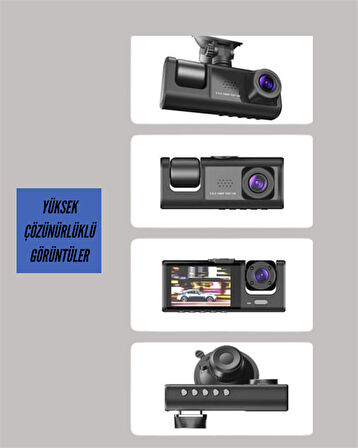 TA-01 LCD Ekranlı Gece Görüşlü Araç Kamerası