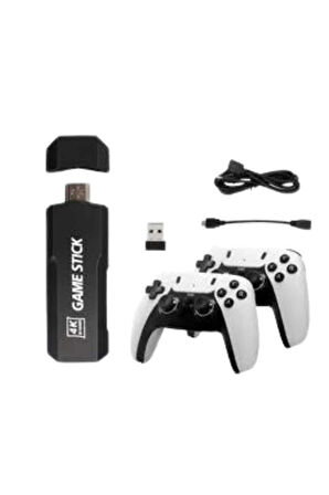 4k Kablosuz Çift Kol Retro Oyunlar 20000 Oyunlu Atari