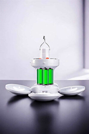 Güneş Enerjili Solar Aydınlatma Kamp Çadır Lambası Şarjlı Ampül Led Şarjlı El Feneri Işıldak