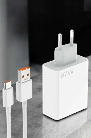 67W Şarj Aleti Turbo Hızlı Type-C Şarj