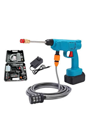 Şarjlı Ve Yüksek Basınçlı Oto Yıkama Makinesi Ve Sulama Tabancası Bahçe Yıkama Makinesi