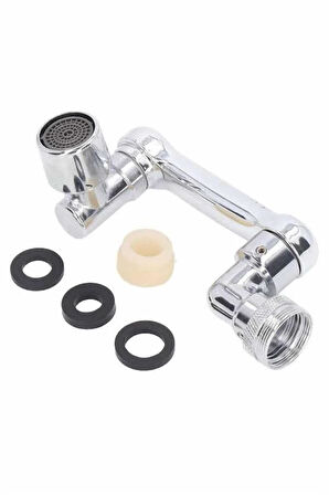 Döndürülebilir Musluk Mutfak Banyo Musluk Ucu Başlığı 4 Filtreli