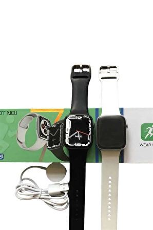 Akıllı Saat Sesli Görüşme Bluetooth Bağlantılı Kablosuz Şarj Özelliği