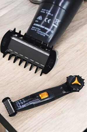 Çift Başlıklı Jilet Tıraş Makinesi Taşınabilir Suya Dayanıklı Sinek Kaydı